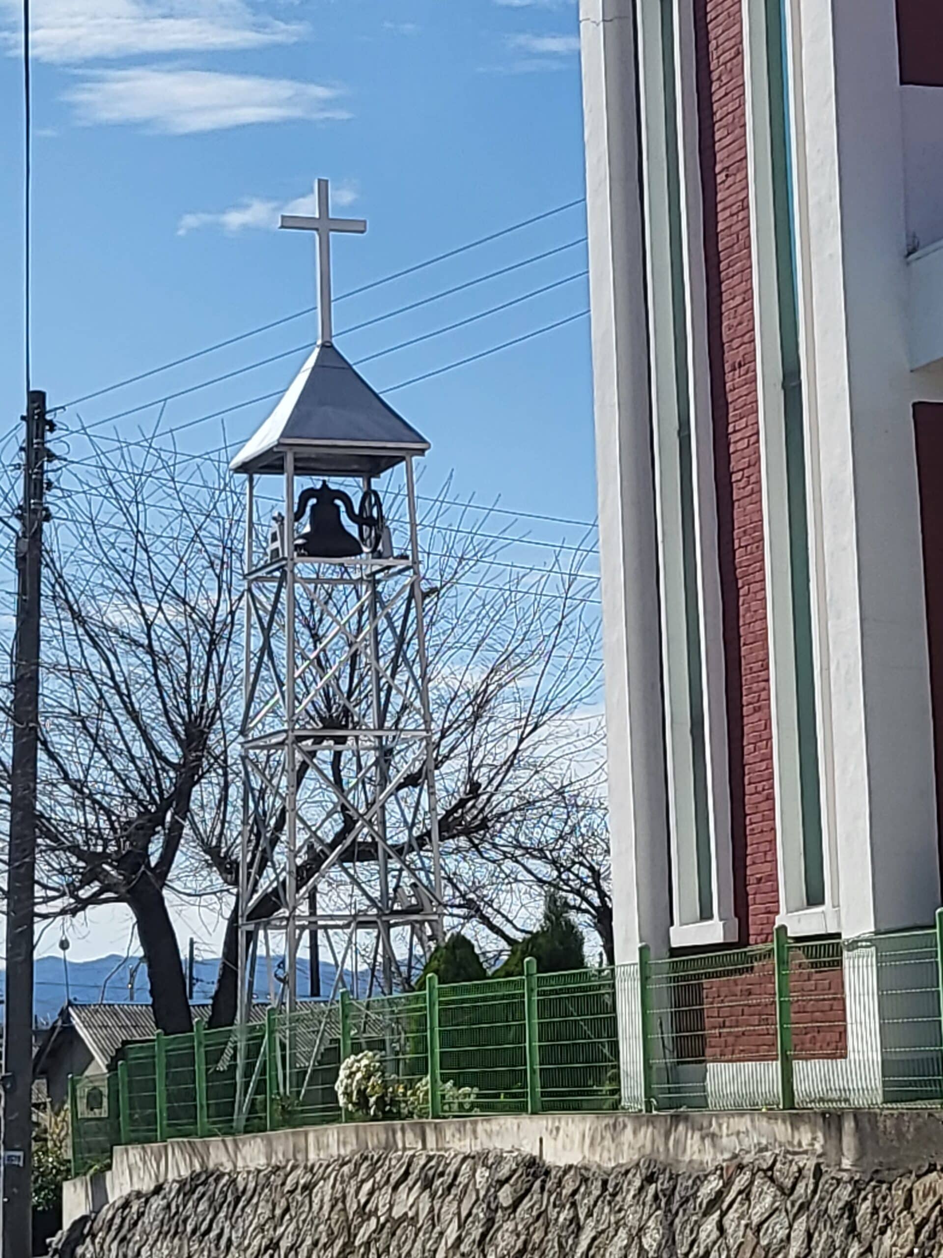 전라북도 부안창북교회 종탑 시공 사례